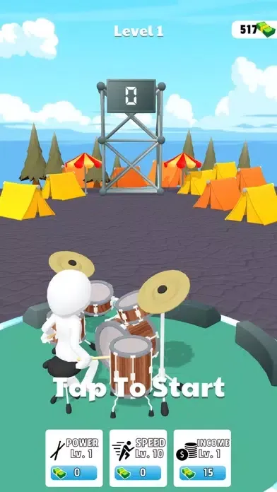 Ảnh chụp màn hình của Drum Challenge