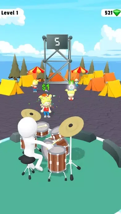 Ảnh chụp màn hình của Drum Challenge