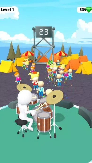 Ảnh chụp màn hình của Drum Challenge