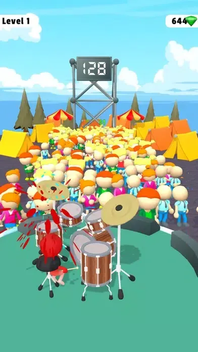Ảnh chụp màn hình của Drum Challenge