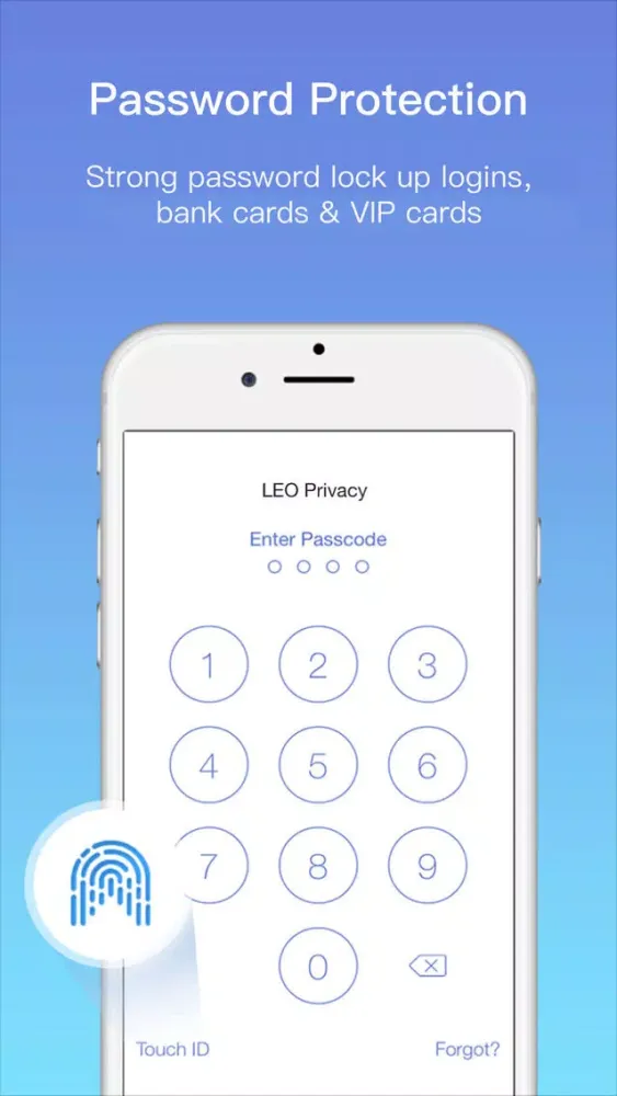 Screenshot di LEO Privacy - Password & Account,Manager and Guard