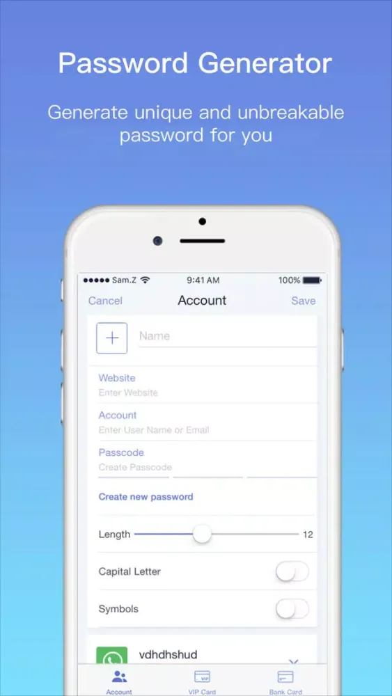 Screenshot di LEO Privacy - Password & Account,Manager and Guard