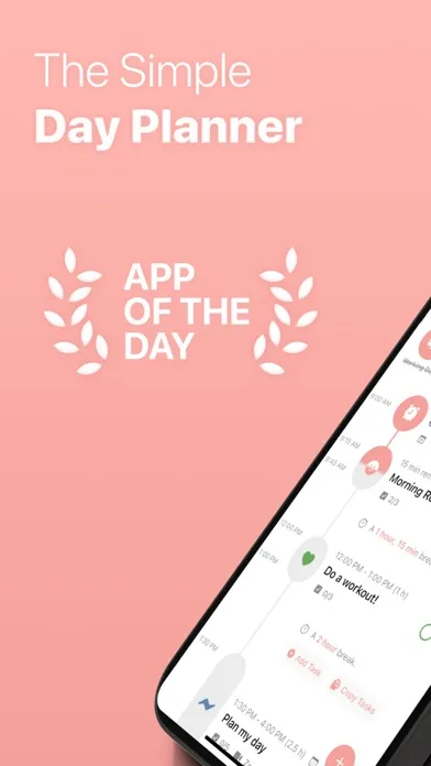 Captures d'écran de Structured - Daily Planner
