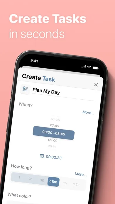 Captures d'écran de Structured - Daily Planner