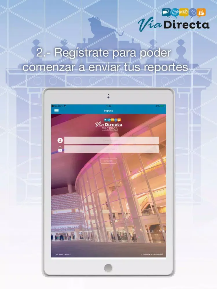Vía Directa León iPad 应用截图