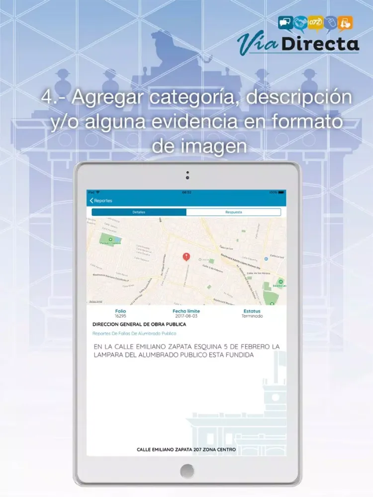 Vía Directa León iPad 应用截图