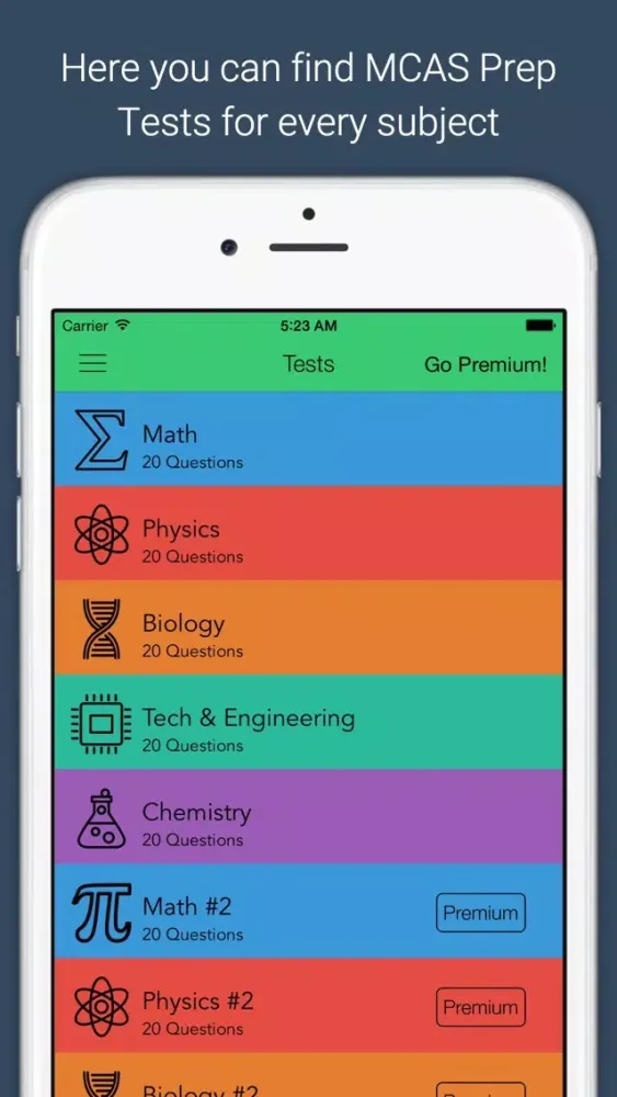 Скриншоты Mcas Prep - Studying Made Easy