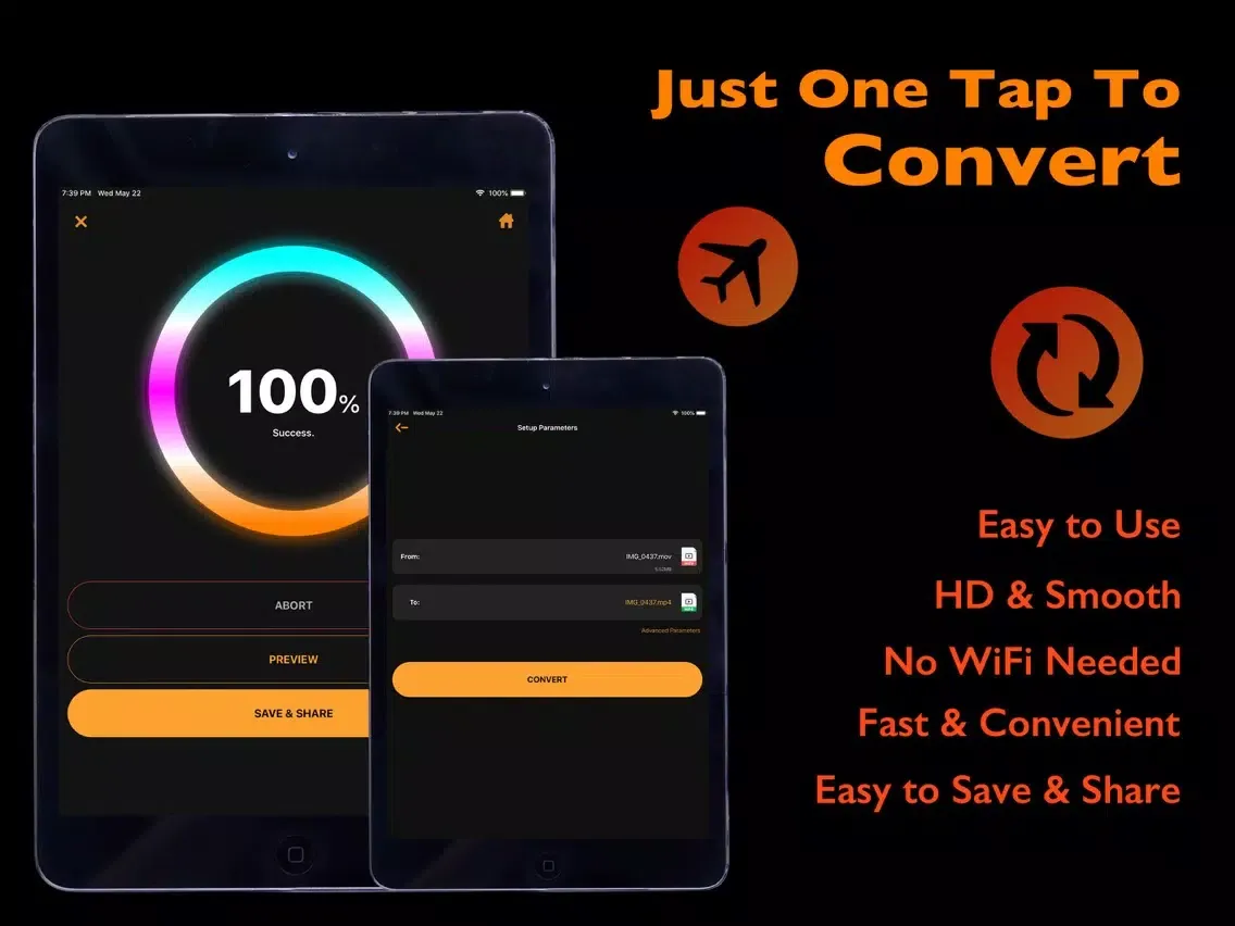 Video Converter & Editor ++ iPad  Screenshots