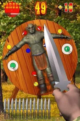 Tangkapan skrin Throwing Knife