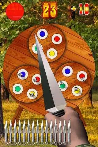 Tangkapan skrin Throwing Knife