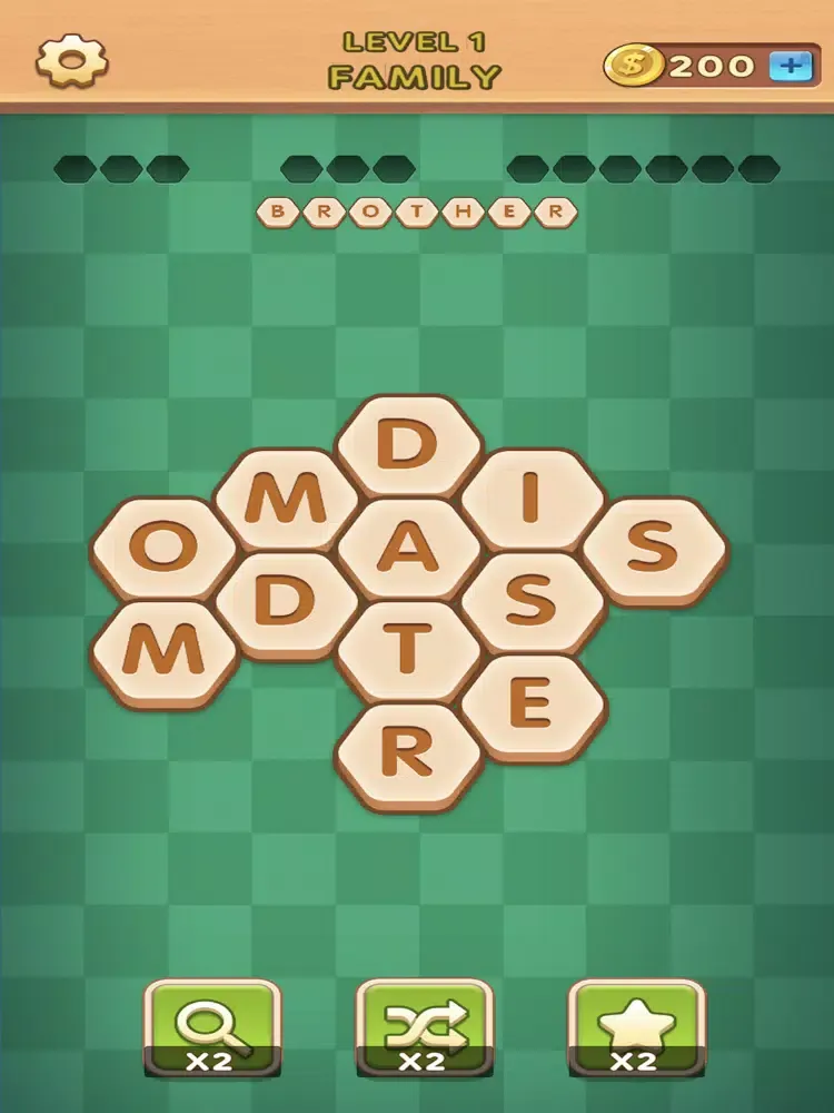 Tangkapan layar Word Hexa Link iPad 