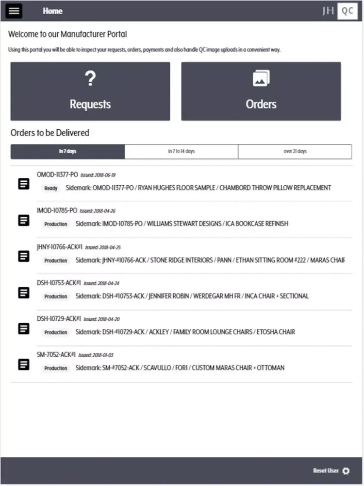 Jiun Ho QC iPad 应用截图