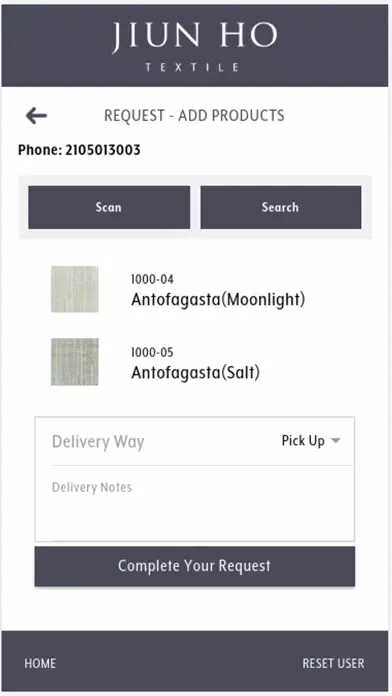 Jiun Ho Textile Screenshots