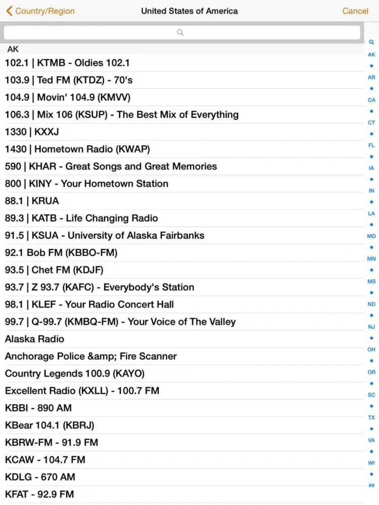 Screenshot di LeonRadio iPad 