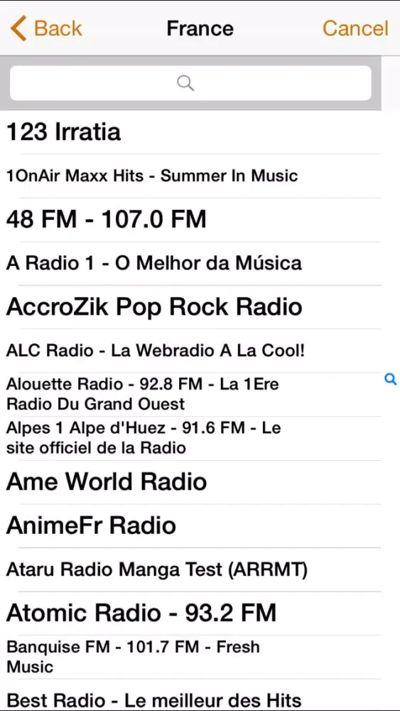 Screenshot di LeonRadio