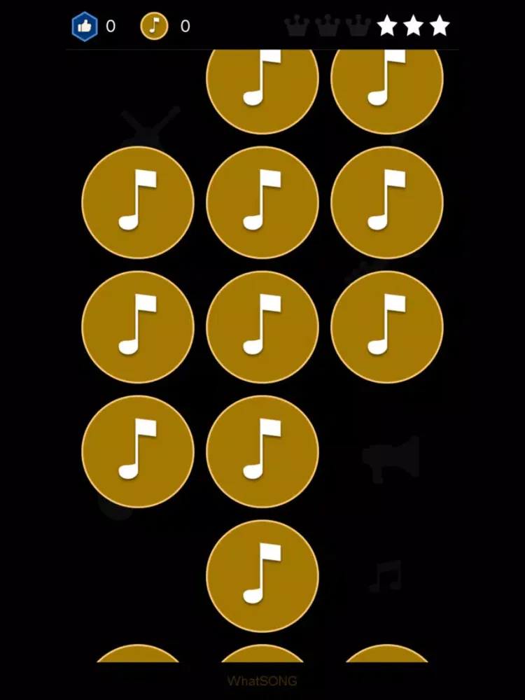 Capturas de tela do WhatSONG iPad 