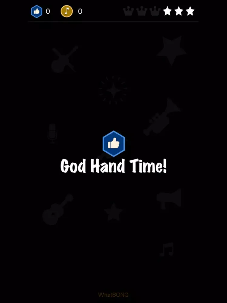 Capturas de tela do WhatSONG iPad 
