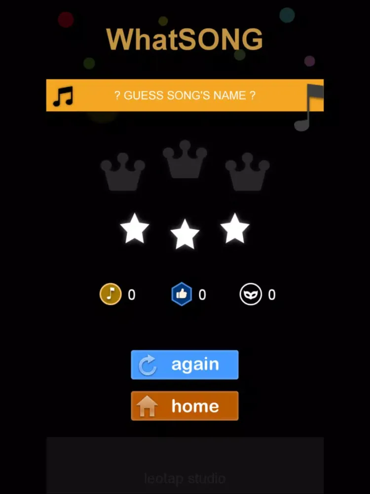 Capturas de tela do WhatSONG iPad 