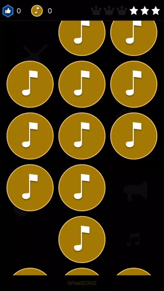 Capturas de tela do WhatSONG