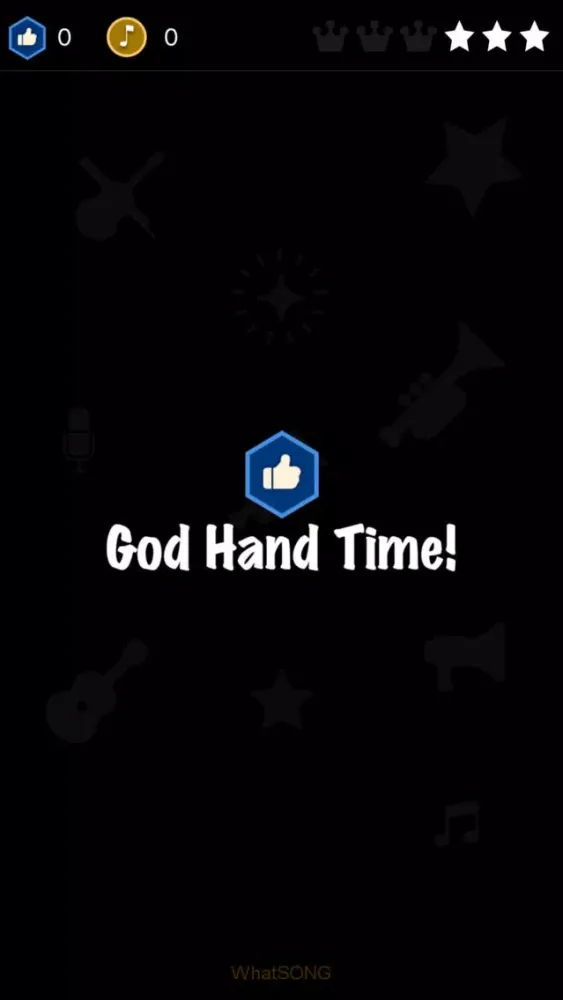 Capturas de tela do WhatSONG