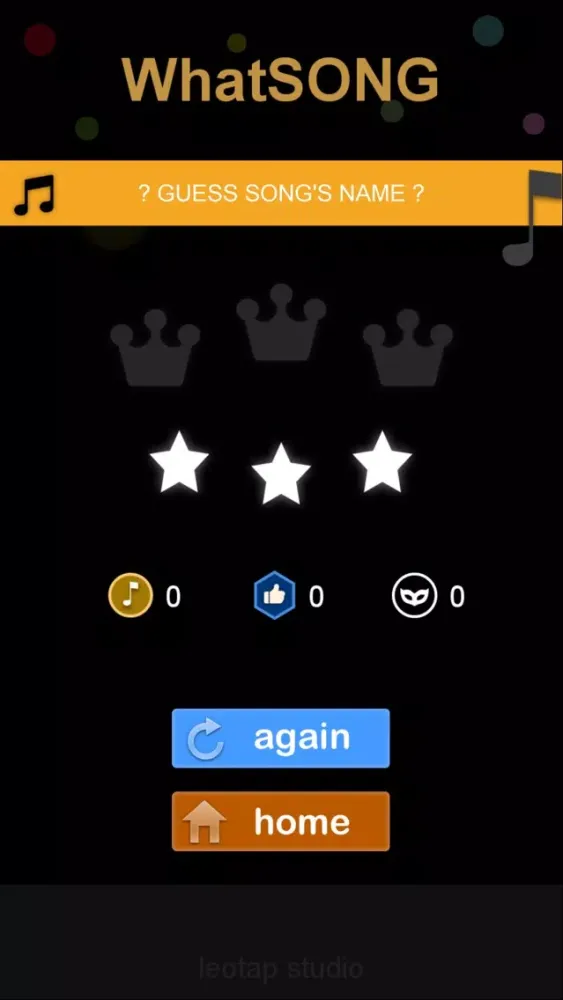 Capturas de tela do WhatSONG