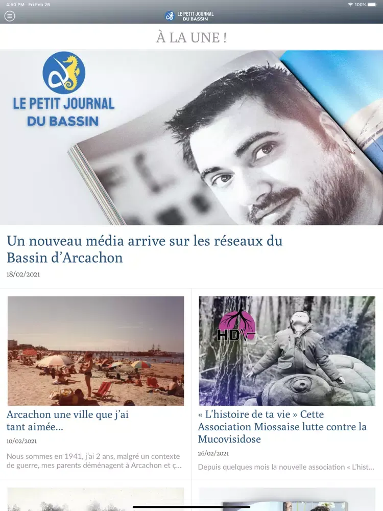 Le Petit Journal Du Bassin iPad  Screenshots