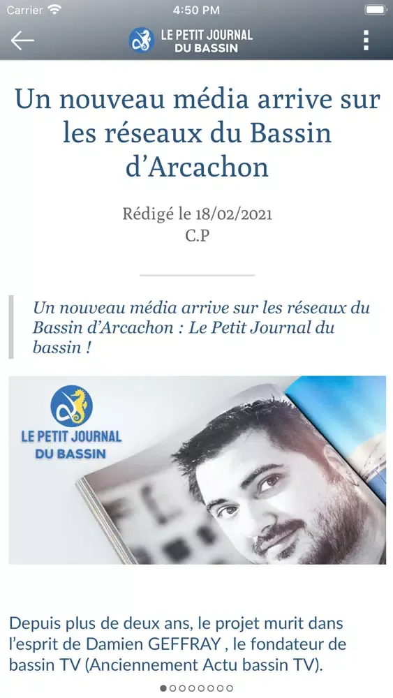 Le Petit Journal Du Bassin Screenshots
