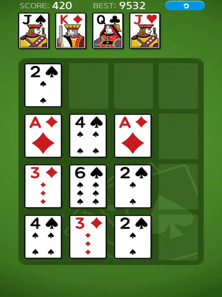 Solitaire Card 2048 iPad スクリーンショット