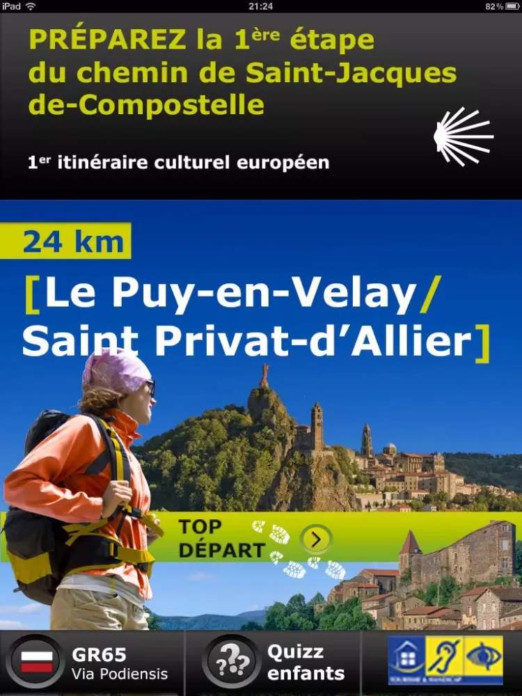 Le Puy / GR65 iPad  Screenshots