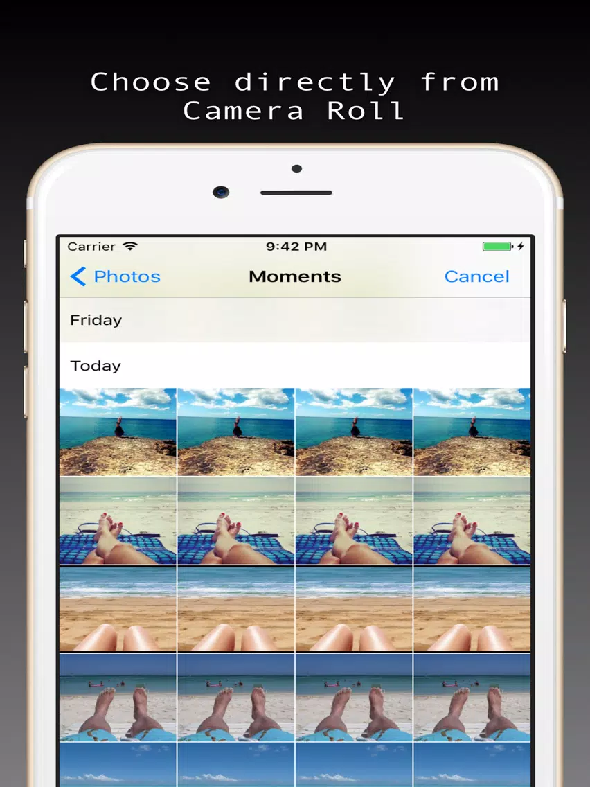 Screenshot di Keep in roll - Edit and add filter image iPad 