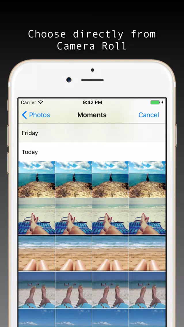 Screenshot di Keep in roll - Edit and add filter image