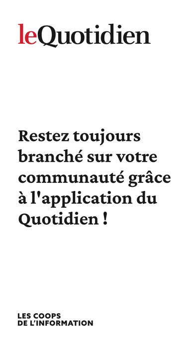 Zrzuty ekranu Le Quotidien