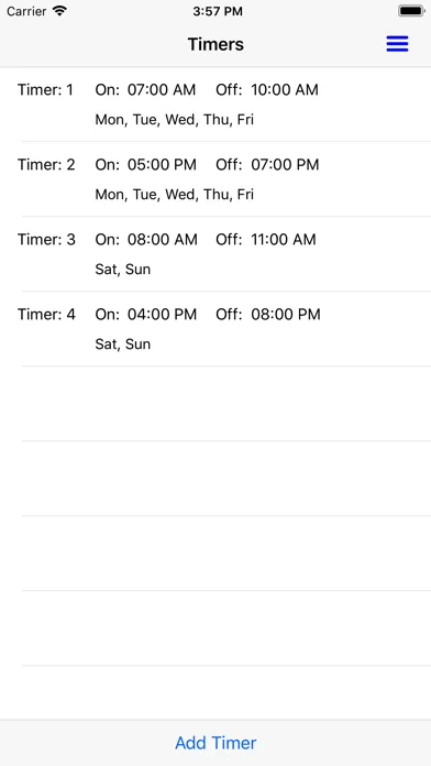 Screenshot di Smart Recirculation Control