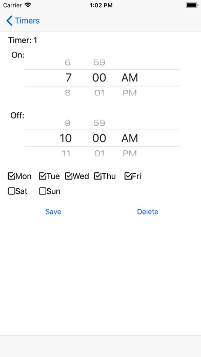 Screenshot di Smart Recirculation Control