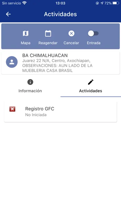 Ảnh chụp màn hình của Telcel GFC by Lertek