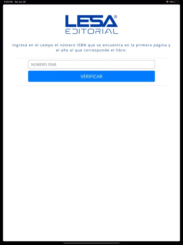 ภาพหน้าจอของ Lesa Editorial iPad 