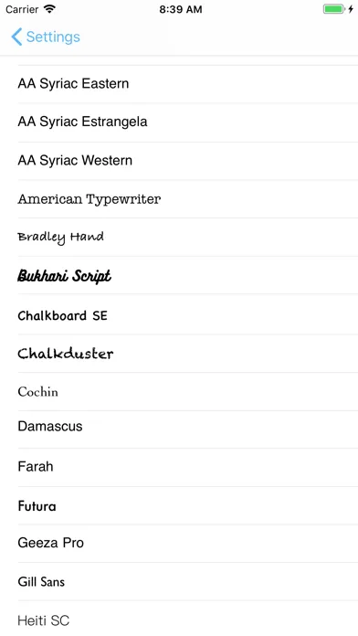 Скриншоты TTF Font Browser