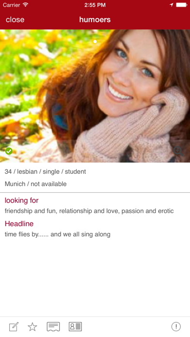 Ảnh chụp màn hình của LESARION - lesbian dating