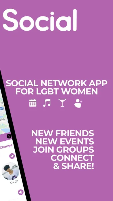 LesBeSocial - LGBTQ friends স্ক্রিনশট