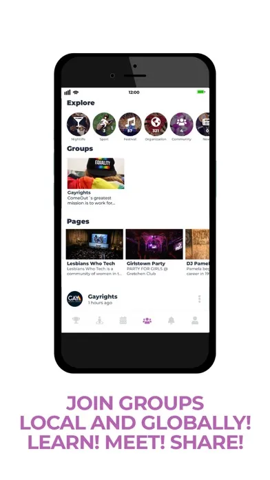 LesBeSocial - LGBTQ friends স্ক্রিনশট