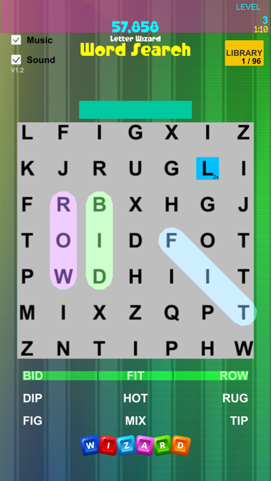 Zrzuty ekranu Letter Wizard Search Jr