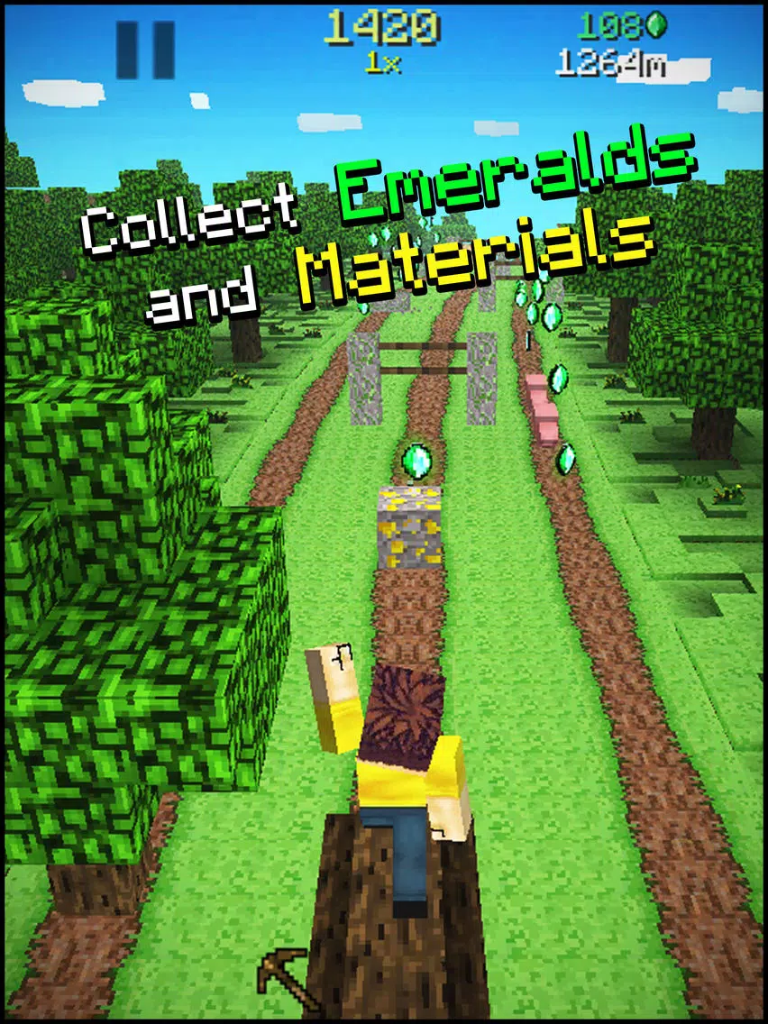 صور Runnercraft - Block World Pocket Runner iPad 