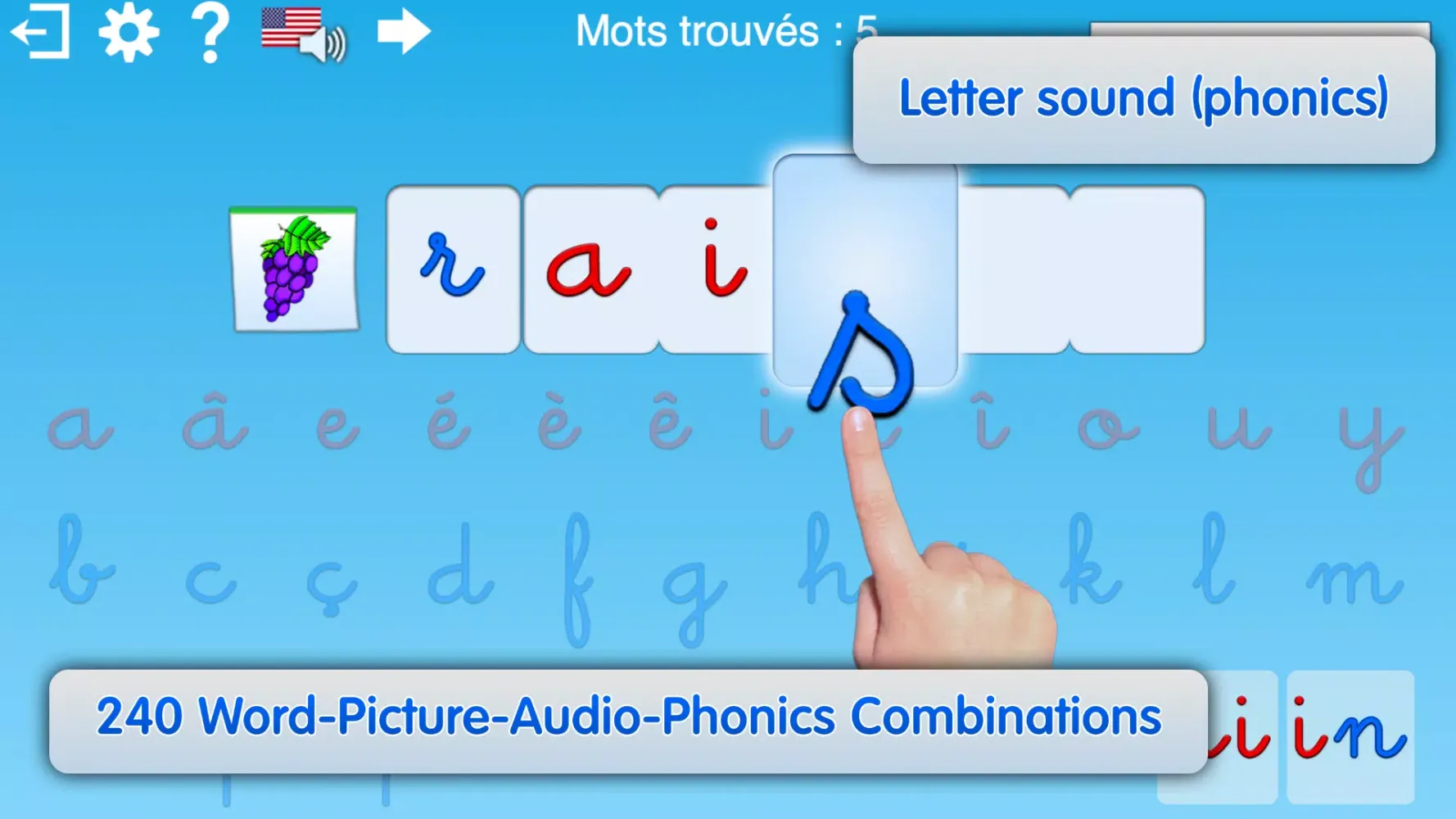 Capturas de tela do French Words