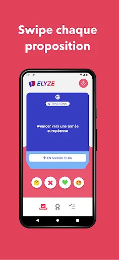 Tangkapan layar ELYZE - Présidentielle 2022