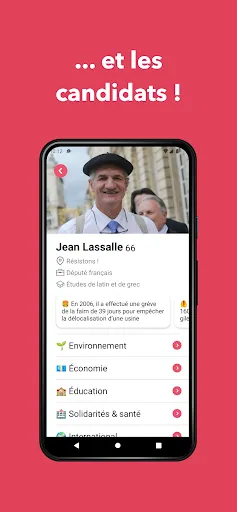 Tangkapan layar ELYZE - Présidentielle 2022