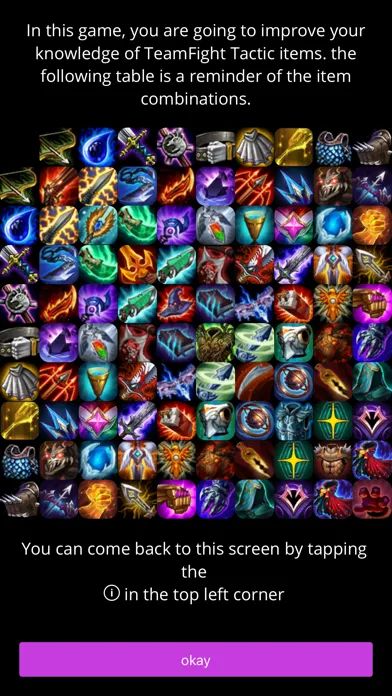 ภาพหน้าจอของ TFT Items