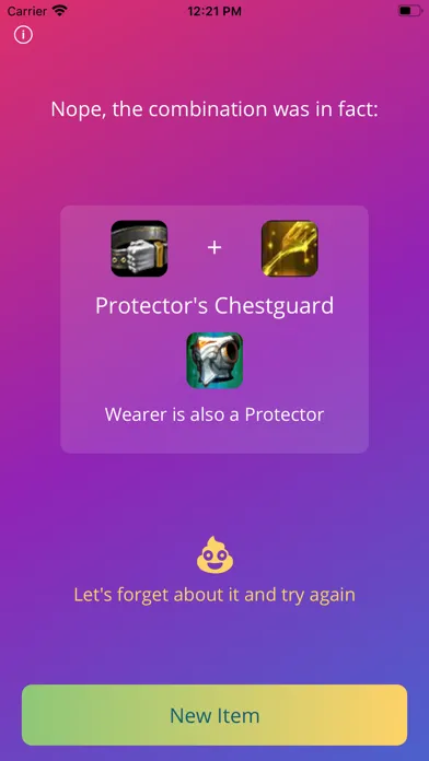 ภาพหน้าจอของ TFT Items