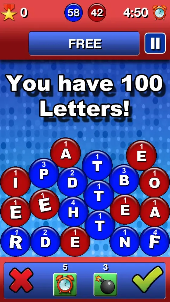Captures d'écran de 100 Letters