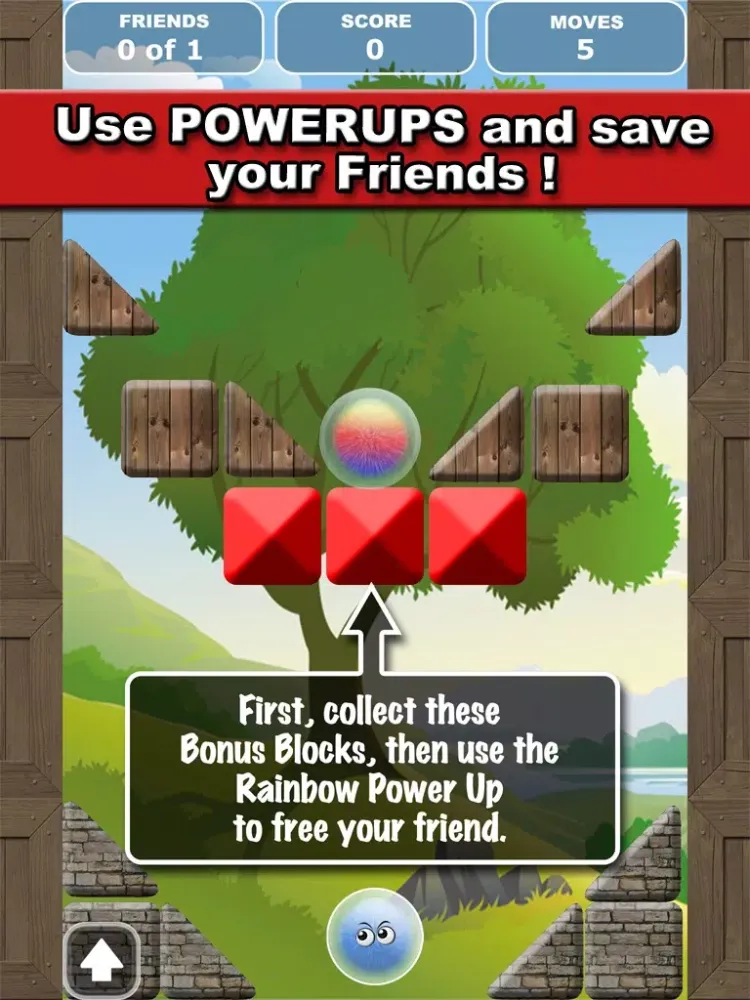 Tangkapan layar Fuzzy Balls iPad 