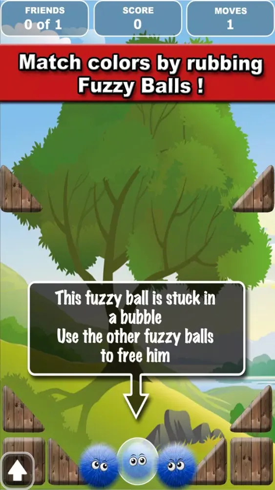 Tangkapan layar Fuzzy Balls